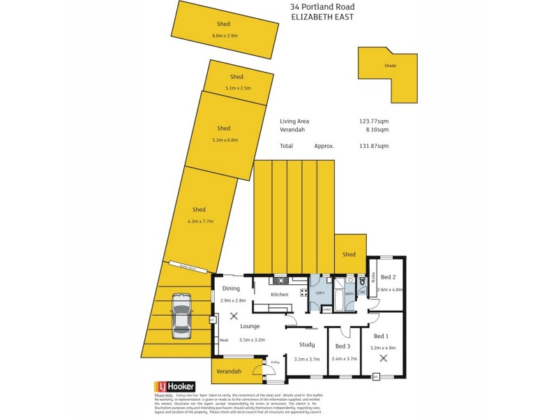 34 Portland Road, Elizabeth East SA 5112 Floorplan