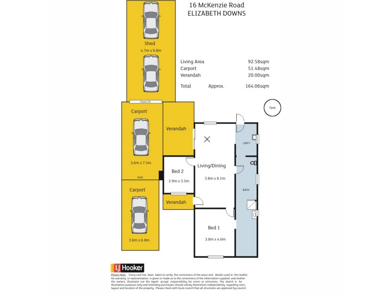 16 McKenzie Road, Elizabeth Downs SA 5113 Floorplan
