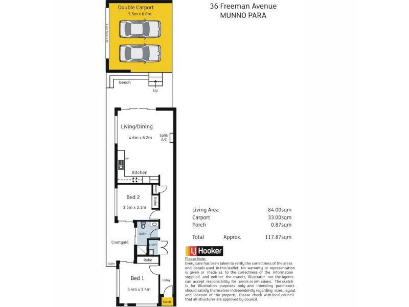 36 Freeman Avenue, Munno Para SA 5115 Floorplan