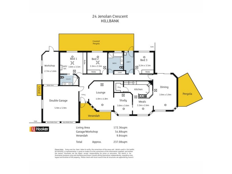 24 Jenolan Crescent, Hillbank SA 5112 Floorplan
