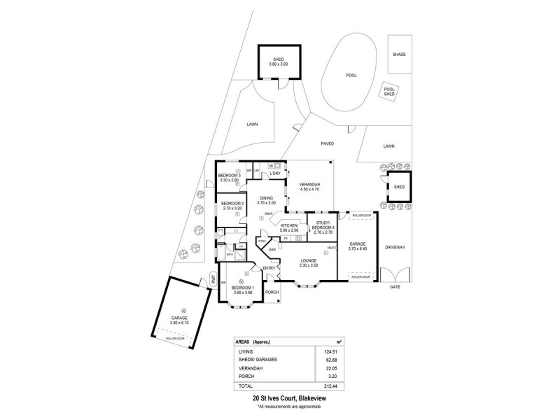 20 St Ives Court, Blakeview SA 5114 Floorplan