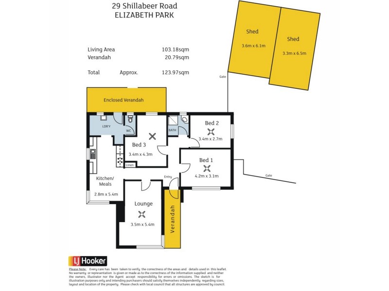29 Shillabeer Road, Elizabeth Park SA 5113 Floorplan