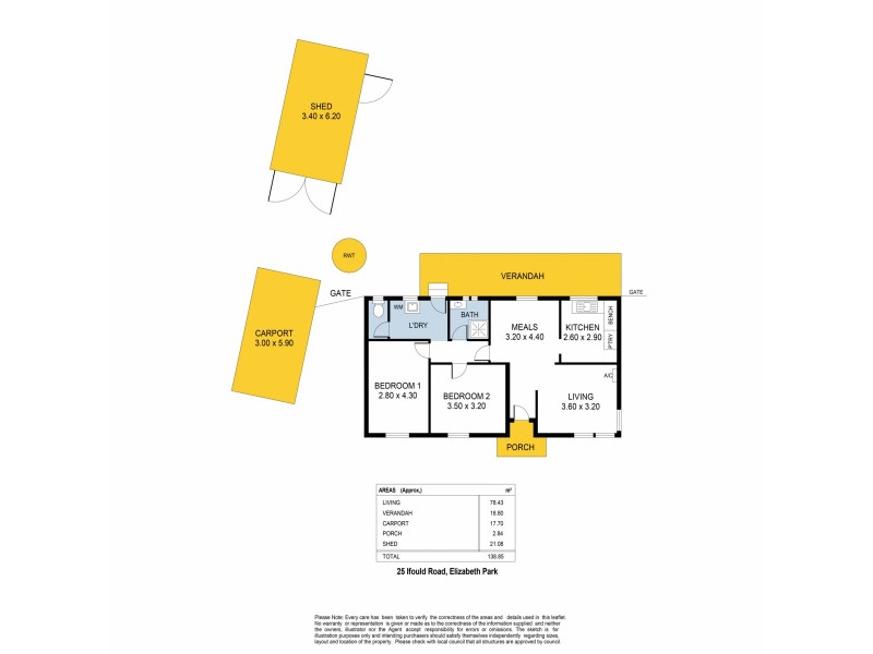 25 Ifould Road, Elizabeth Park SA 5113 Floorplan