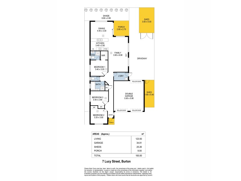 7 Lucy Street, Burton SA 5110 Floorplan