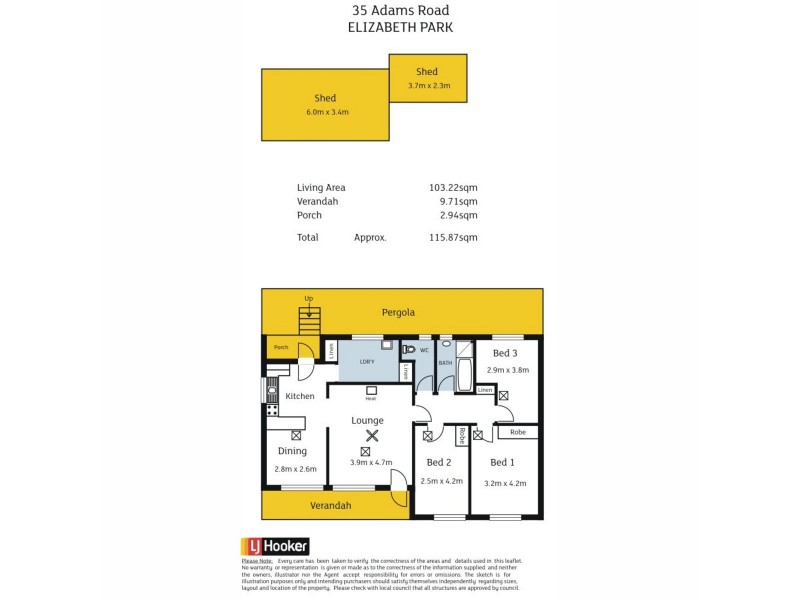35 Adams Road, Elizabeth Park SA 5113 Floorplan