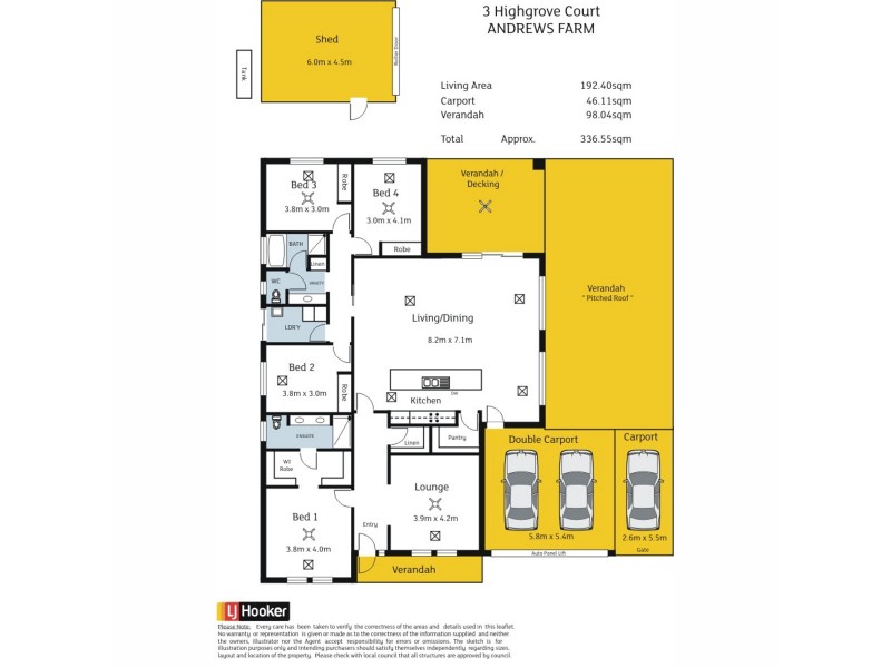 3 Highgrove Court, Andrews Farm SA 5114 Floorplan