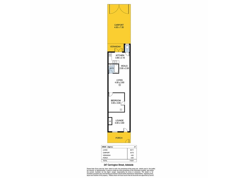 247 Carrington Street, Adelaide SA 5000 Floorplan