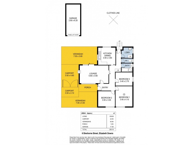 6 Sherborne Street, Elizabeth Downs SA 5113 Floorplan