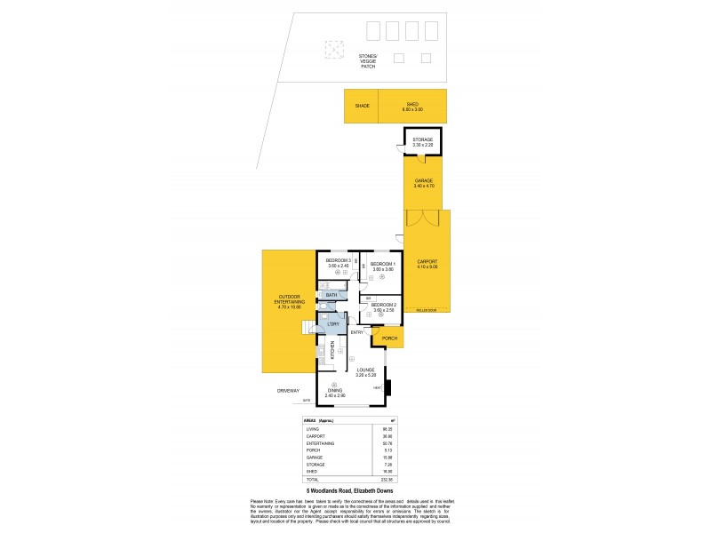 5 Woodlands Road, Elizabeth Downs SA 5113 Floorplan