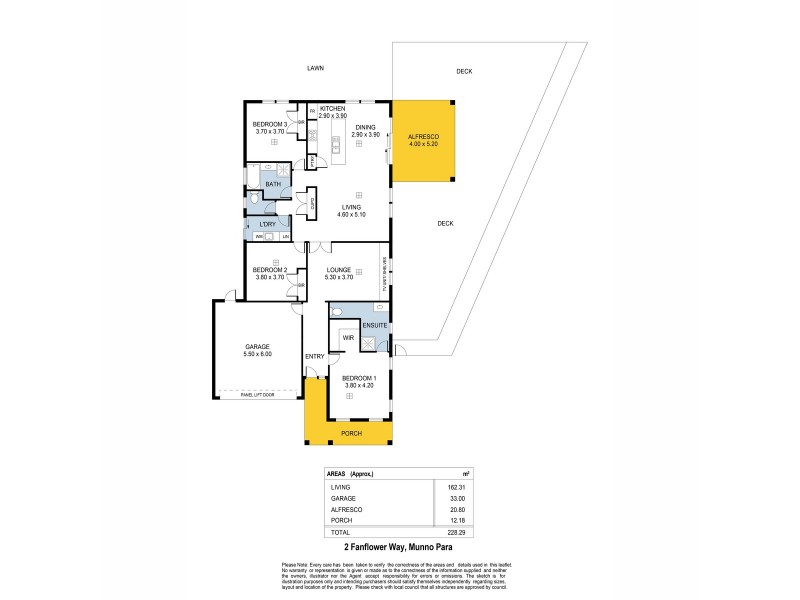 2 Fanflower Way, Munno Para SA 5115 Floorplan