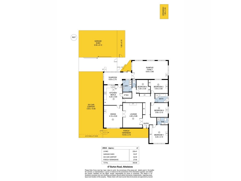 47 Burton Road, Athelstone SA 5076 Floorplan