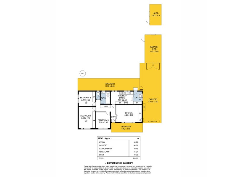 7 Barnett Street, Salisbury SA 5108 Floorplan