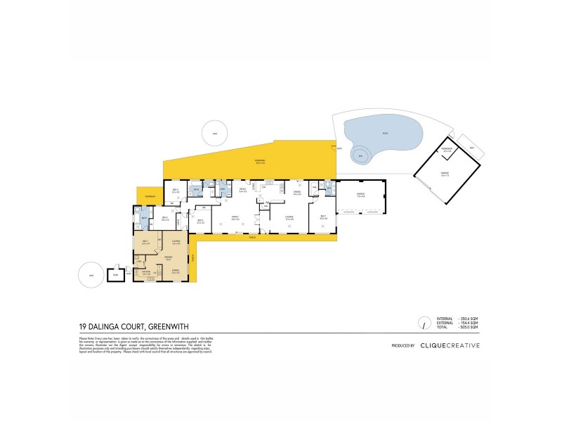 19 Dalinga Court, Greenwith SA 5125 Floorplan