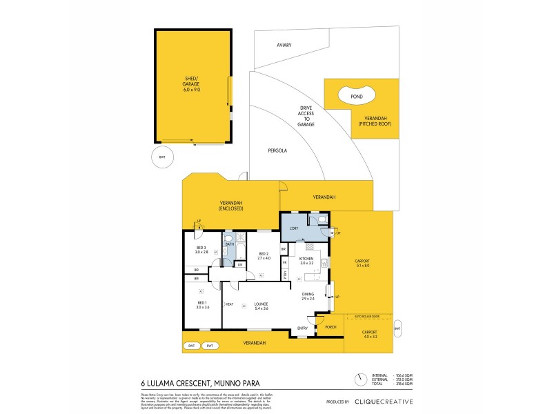 6 Lulama Crescent, Munno Para SA 5115 Floorplan