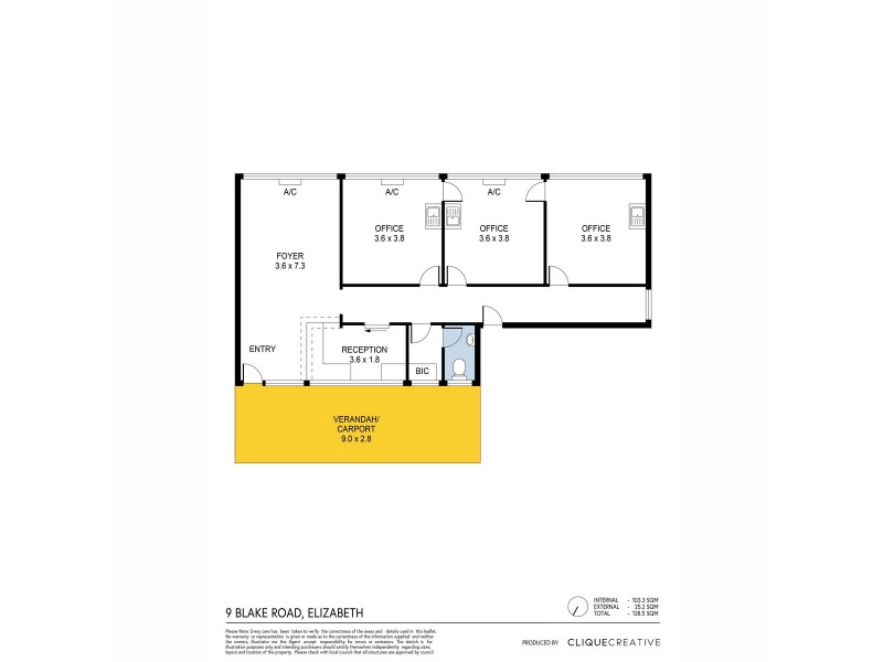 9 Blake Road, Elizabeth South SA 5112 Floorplan