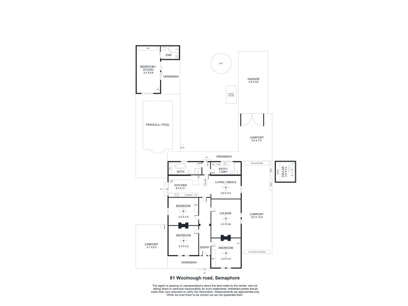 81 Woolnough Road, Semaphore SA 5019 Floorplan