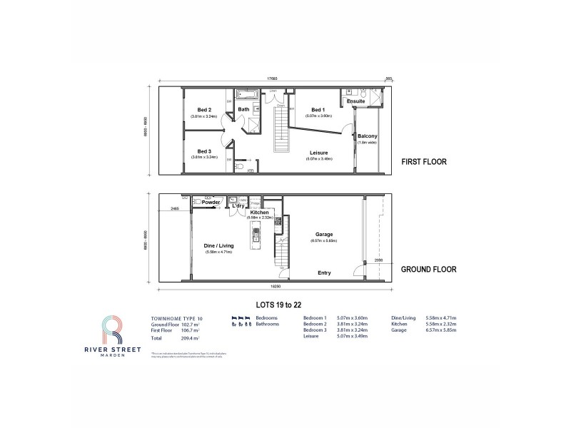 Lot 19-22 Alexander Lane, Marden SA 5070 Floorplan