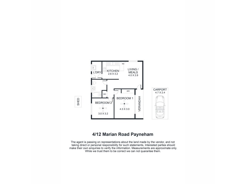 4/12 Marian Road, Payneham SA 5070 Floorplan
