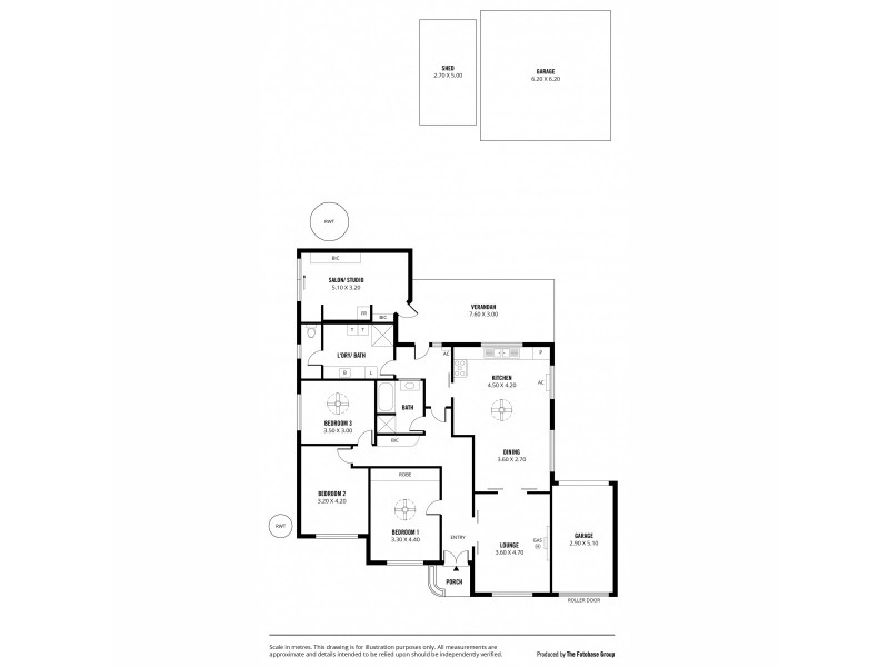 6 Drummond Street, Brooklyn Park SA 5032 Floorplan
