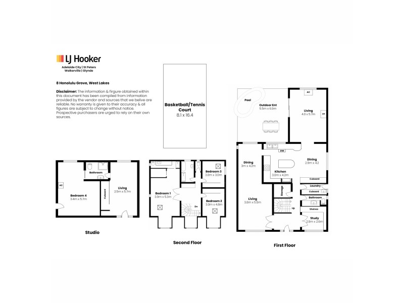 8 Honolulu Grove, West Lakes SA 5021 Floorplan