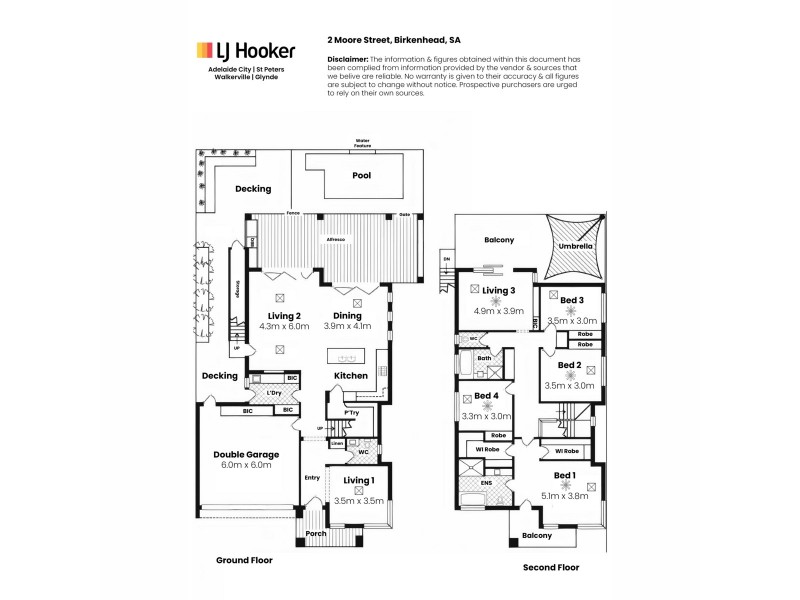 2 Moore Street, Birkenhead SA 5015 Floorplan