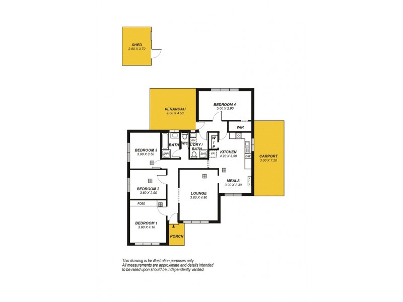 14 Markwick Crescent, Campbelltown SA 5074 Floorplan