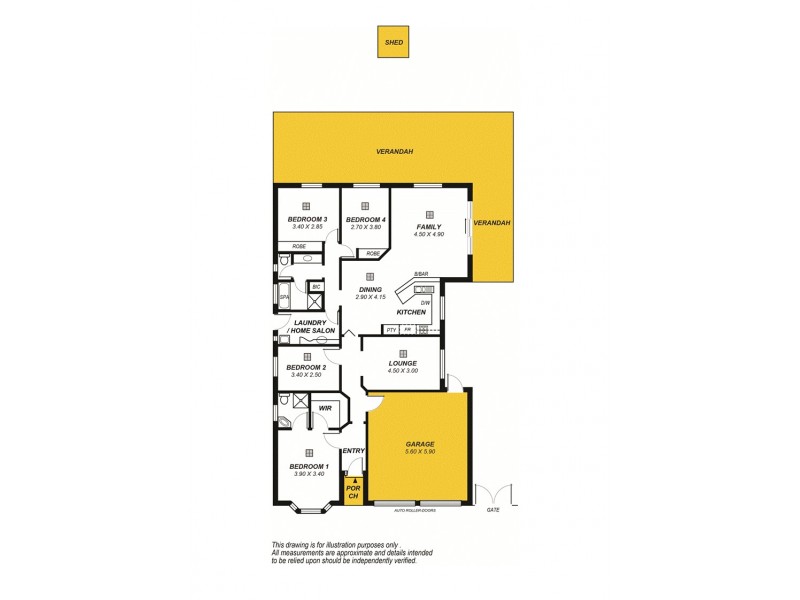 82 York Tce, Ferryden Park SA 5010 Floorplan