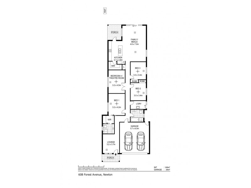 60B Forest Avenue, Newton SA 5074 Floorplan