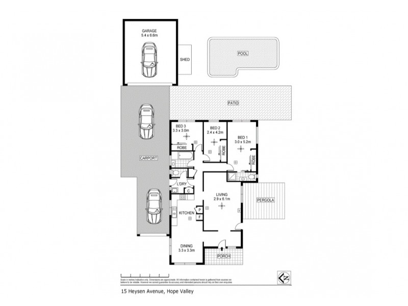 15 Heysen Ave, Hope Valley SA 5090 Floorplan