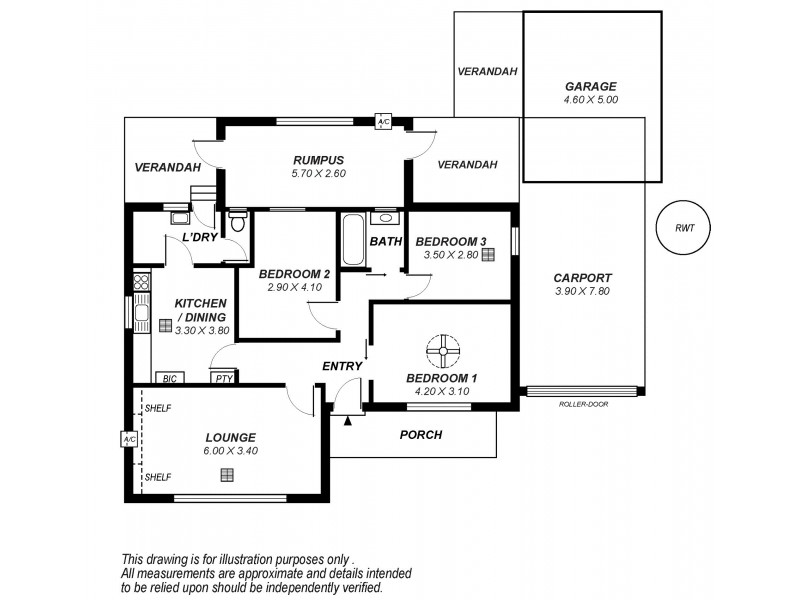 34 Botanic Grove, Campbelltown SA 5074 Floorplan