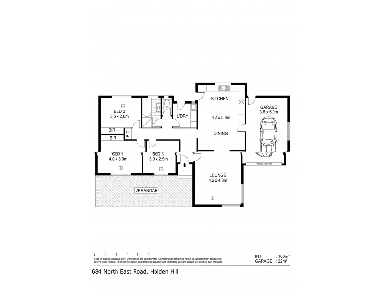 684 North East Road (Fronting Holden Street), Holden Hill SA 5088 Floorplan