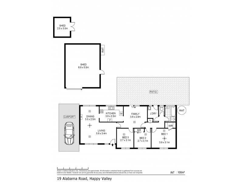 19 Alabama Road, Happy Valley SA 5159 Floorplan
