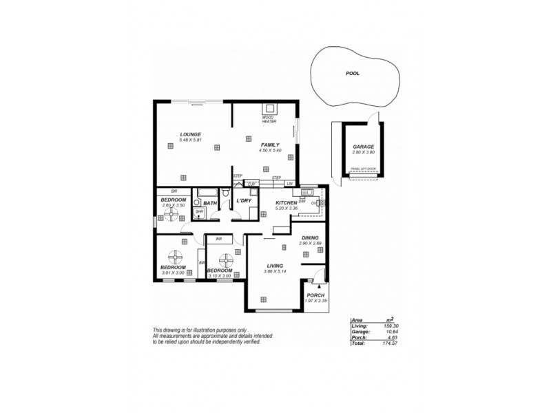 12 Mary Street, Happy Valley SA 5159 Floorplan