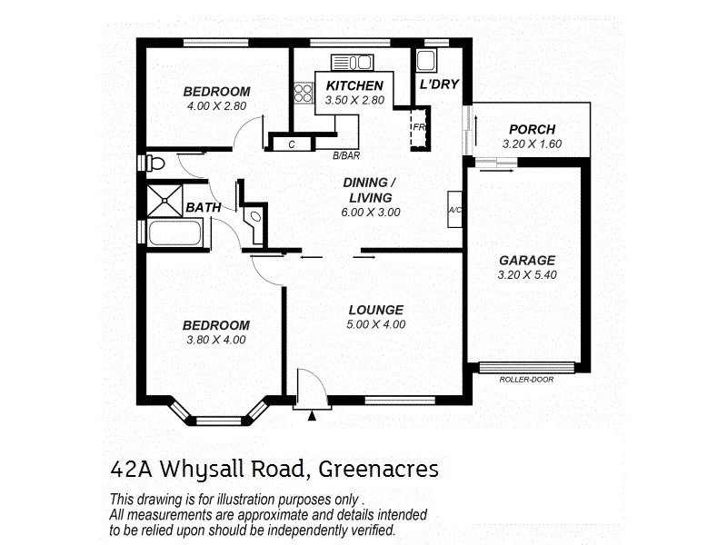 42A & B Whysall Road, Greenacres SA 5086 Floorplan