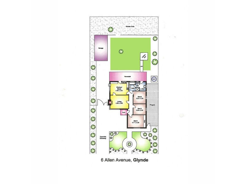 6 Allen Avenue, Glynde SA 5070 Floorplan