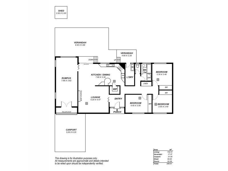 17 Callana Avenue, Rostrevor SA 5073 Floorplan