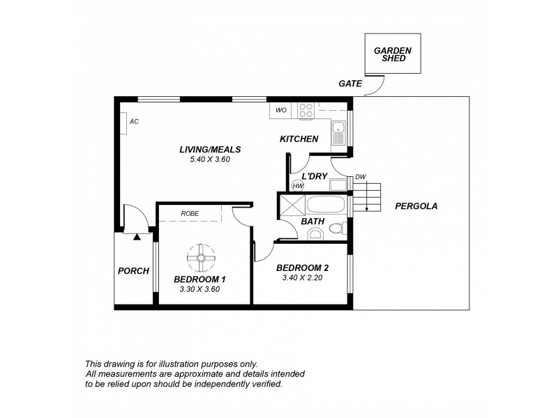 1/23 Kenwyn Drive, Campbelltown SA 5074 Floorplan