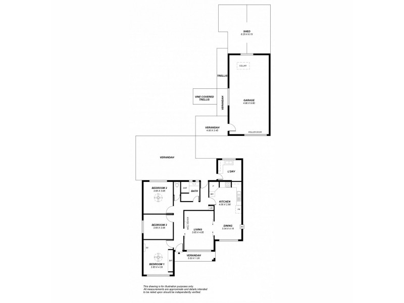 16 Cresdee Road, Campbelltown SA 5074 Floorplan