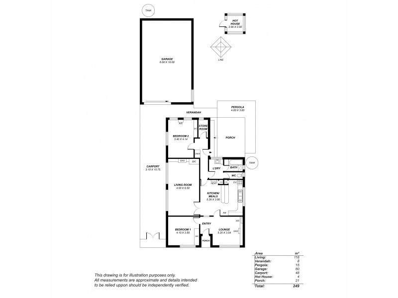 7 Sheila Street, Rostrevor SA 5073 Floorplan