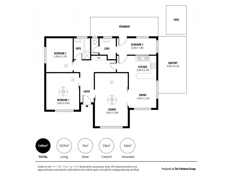 18 Piccadilly Road, Salisbury East SA 5109 Floorplan