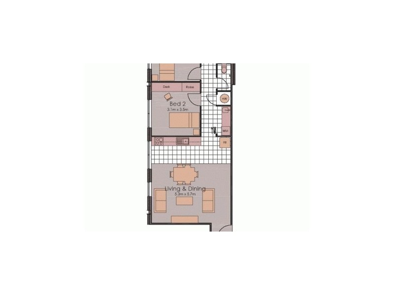 301/281-28 North Terrace, Adelaide SA 5000 Floorplan