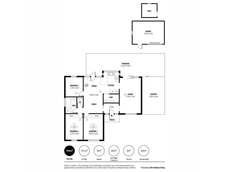 44 Wongabeena Drive, Surrey Downs SA 5126 Floorplan