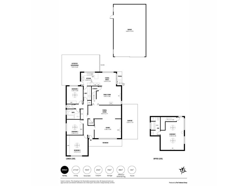 336 Montacute Road, Rostrevor SA 5073 Floorplan