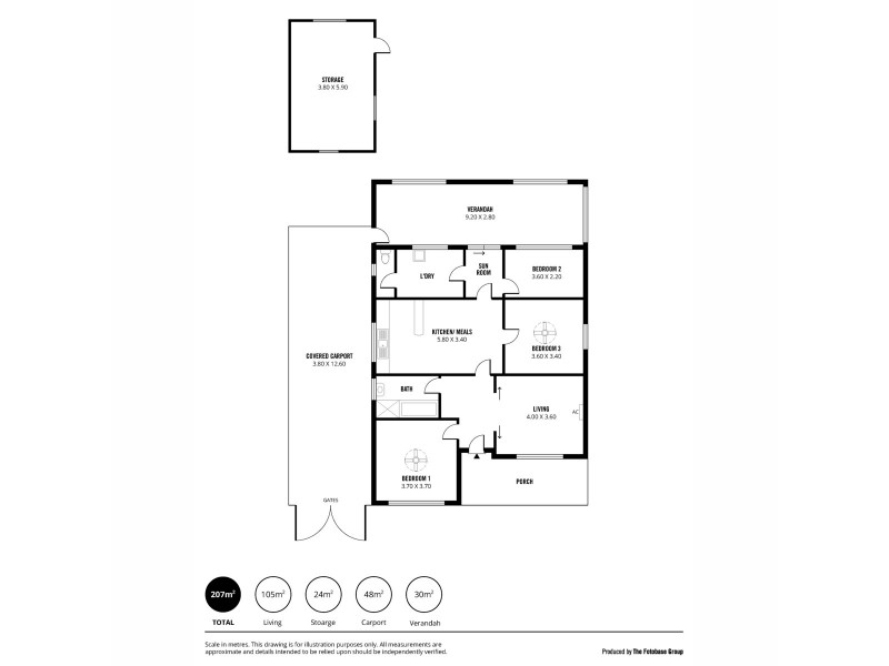 1 Cudmore Terrace, Marleston SA 5033 Floorplan