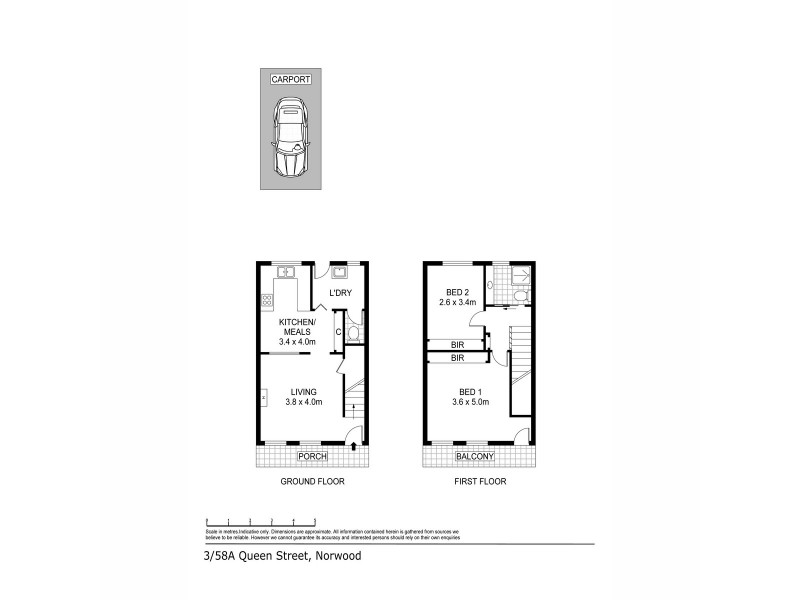 3/58A Queen Street, Norwood SA 5067 Floorplan