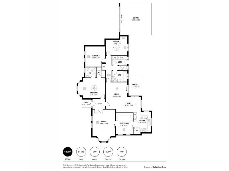1/307 Kensington Road, Kensington Park SA 5068 Floorplan