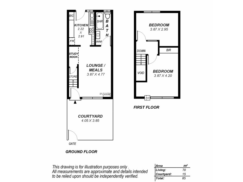 2/73 Park Street, Hyde Park SA 5061 Floorplan