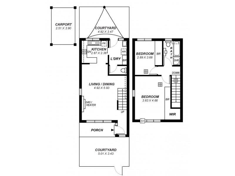 1/86 George Street, Norwood SA 5067 Floorplan