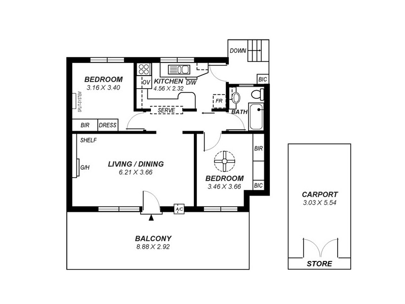 8/42 Tusmore Avenue, Tusmore SA 5065 Floorplan