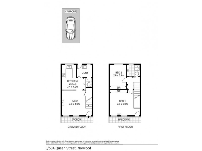 3/58a Queen Street, Norwood SA 5067 Floorplan